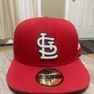 New Era Red st louis 59FIFTY Cap